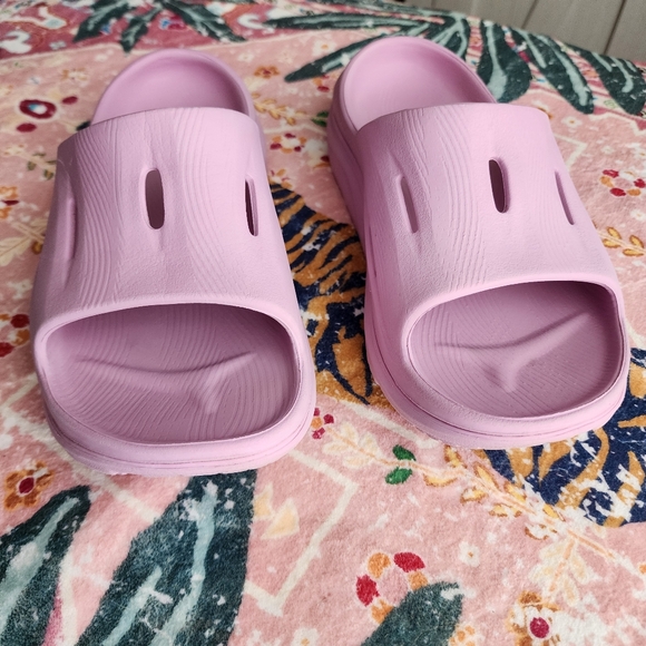 Hoka Ora 3 Recovery Slides PINK TWILIGHT - Picture 3 of 7